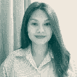 Dithered portrait of Jelly